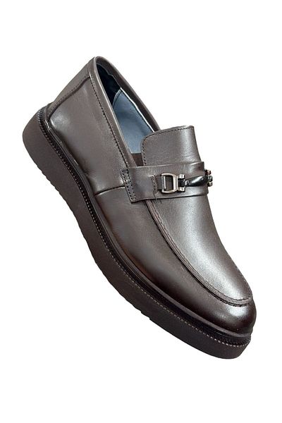 Greyybull Shoes Pantofi clasici pentru bărbați din piele naturală maro