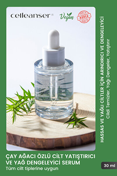 celleanser Çay Ağacı Özü Içeren Sivilce Ve Akne Karşıtı, Temizleyici, Dengele...