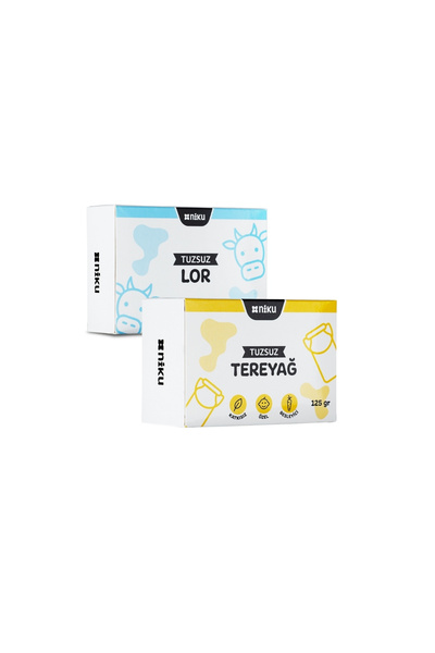 NİKU Tuzsuz Lor 100Gr Ve Tuzsuz Tereyağ 125 Gr