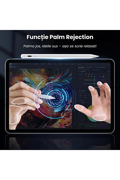 Vala Tech Stylus Pen Vala Tech®️, Creion pentru iPad Apple 2018-2025