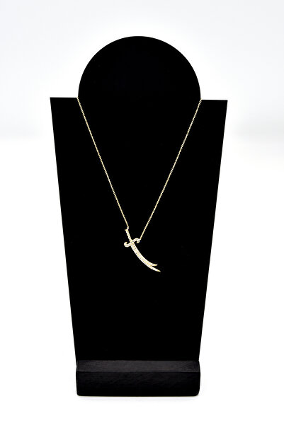 Amoure Gold 14 Ayar Altın Zülfikar Kılıç Kolye