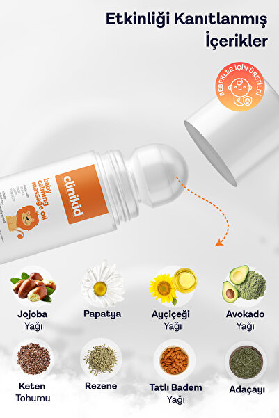 Clinikid Rahatlatıcı Masaj Yağı 60 ml