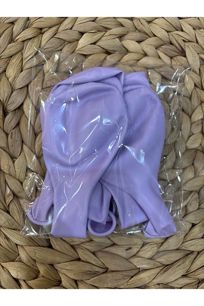 Deniz Party Store Macaron Balloon 12" Inch 25 Pieces Lilac Color