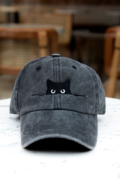 CAP BROS Curious Cat Vintage Hat