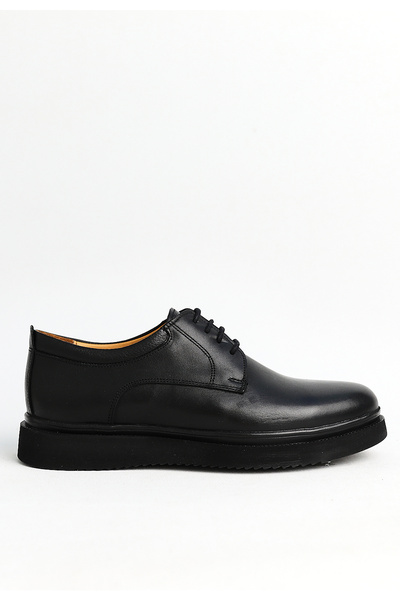 Greyybull Shoes Hakiki Deri Siyah Erkek Klasik Ayakkabı