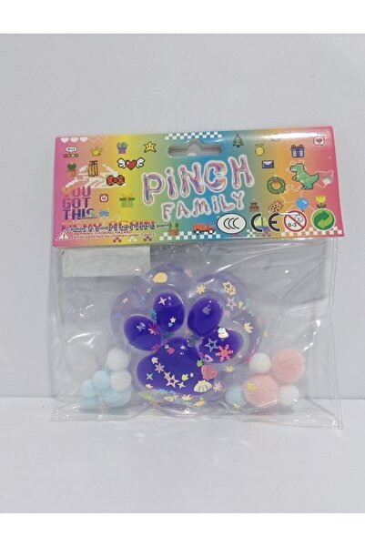 Twins Stars Kedi Patisi Squishy Oyuncağı Sukuşi (7,5x6,5cm)