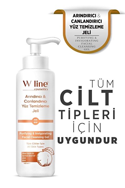 wline Gözenekleri Derinlemesine Arındıran Yüz Yıkama Jeli 400 ml