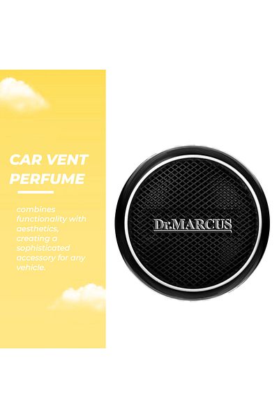 Generic Dr. Marcus Lemon Car Air Freshener Vent Clip, Speaker Shape Design, Up To 45 Days Fragrance