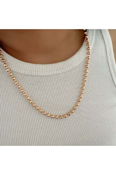 ACAR TAKI XUPING DORİKA KOLYE 45+5 CM-ROSE RENK ACR4960