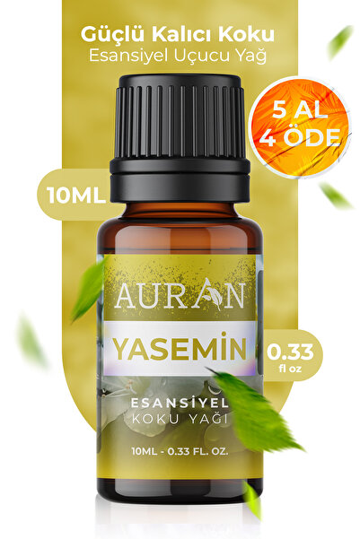 AURAN Yasemin Esansiyel Uçucu Koku Yağı Difüzör Esansı Buhurdanlık Yağı Aromaterapi Yağı 10ml