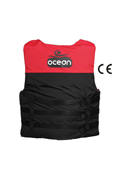 OCEANMARİNE Ocean Can Yeleği 50 Newton Yüzdürme Yardımcısı - Ce Belgeli Kırmızı