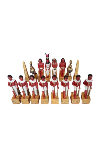 kapadokyahediyelik Large Size Polyester Figured Chess Piece