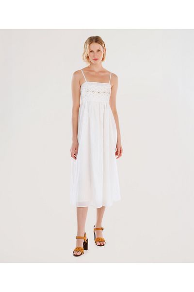 Yargıcı Beaded Strap Long Dress