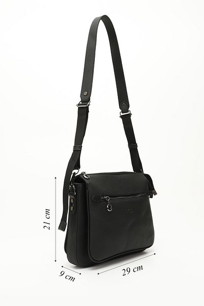 GÖNDERİ(R) Women/Girls Black Long Strap Shoulder Bag