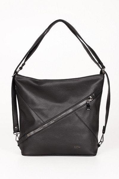 GÖNDERİ(R) Women/Girls Black Long Strap Shoulder and Backpack