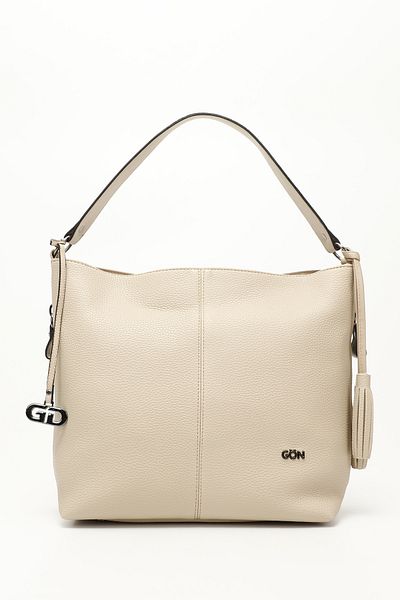 GÖNDERİ(R) Women/Girls Light Mink Tassel Shoulder Bag