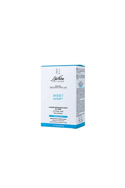 BioNike Aknet Active Peel 10-Pack Disposable Wipes
