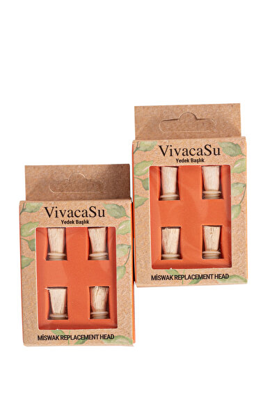 Su Medical Sağlık VivacaSu Misvak Diş Fırça Yedek Başlık 2.Kutu