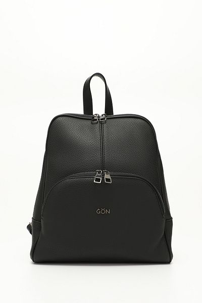 GÖNDERİ(R) Black Gön Large Size Women's Backpack B6820