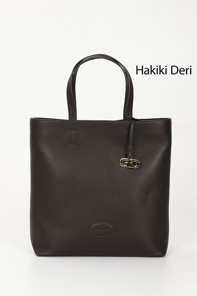 GÖNDERİ(R) Women/Girls Coffee Flotter Genuine Leather Hand and Shoulder Bag