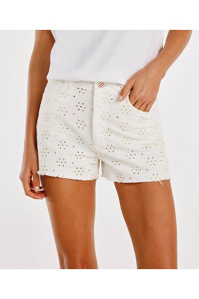 Yargıcı Embroidery Detailed Denim Shorts