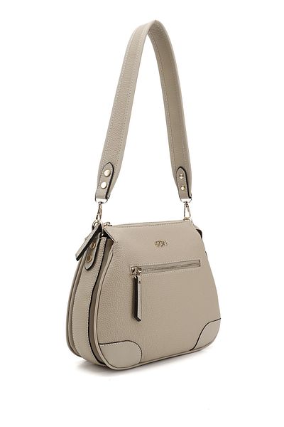 GÖNDERİ(R) Women/Girls Light Mink Long Strap Shoulder Bag
