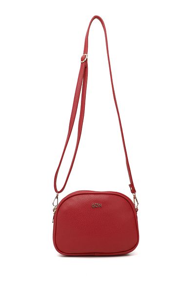 GÖNDERİ(R) Red Heart Small Size Women's Shoulder Bag K0694