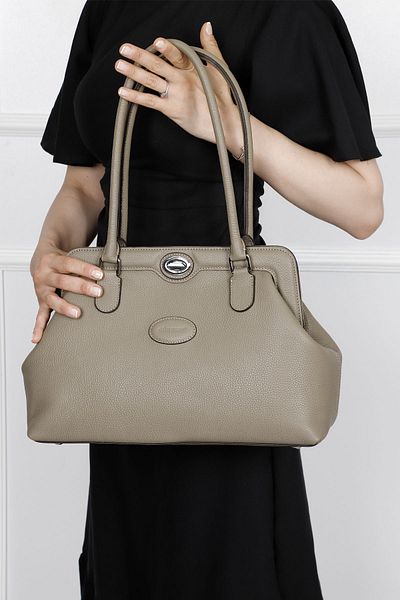 GÖNDERİ(R) Women/Girls Mink Floater Genuine Leather Hand and Shoulder Bag
