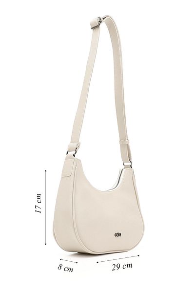GÖNDERİ(R) Women/Girls Beige Long Strap Shoulder Bag