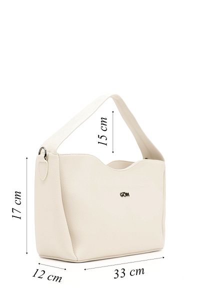GÖNDERİ(R) Women / Girls Beige Long Strap Hand and Shoulder Bag