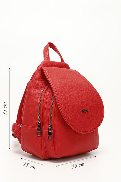 GÖNDERİ(R) Red Heart Large Size Women's Backpack B6801