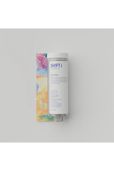 SHIFT Shift Filter - Family Scent to moisturize hair and protect skin from chlorine and impurities. Suitable for regular showers.
