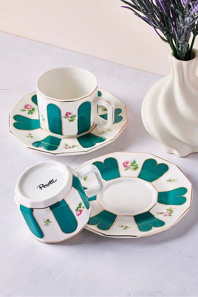 Perotti Novice 2-Person 4-Piece Porcelain Coffee Set