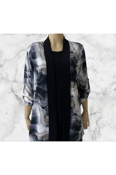 RENAR Wide Fit Mother's First Quality Double Suit Long Jacket Short Sleeve