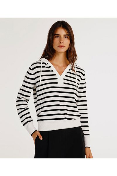 Yargıcı Hooded Long Sleeve Sweater
