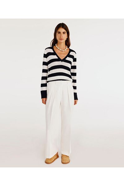 Yargıcı Comfortable Fit Hooked Front Pants