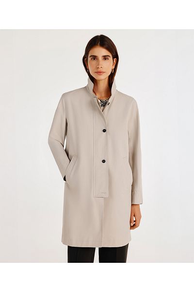 Yargıcı Button Detailed Top Coat