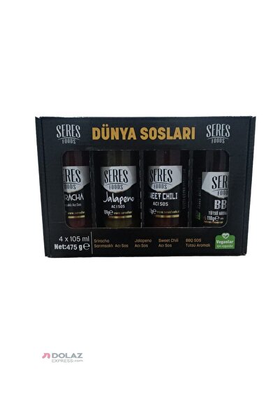 Seres Foods Dünya Sosları Seti 3 105 ml X 4 Adet