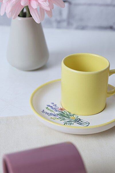 Keramika Nordic Coffee Set - 12 Pieces, 6 Person, Elegant Blossoms 21788-93