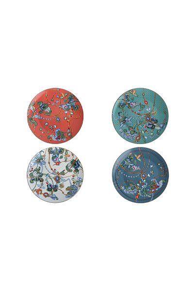 Lucky Art Chantelle Bone 27cm Set of 4 Plates