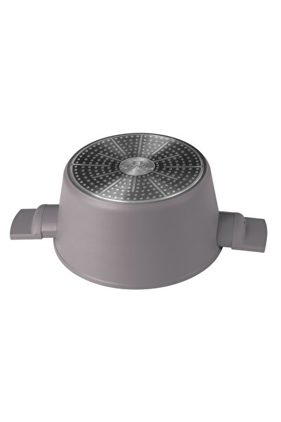 Berlinger Haus Pot with lid 28 cm Taupe Berlinger Haus BH 8102, gray, titanium coating