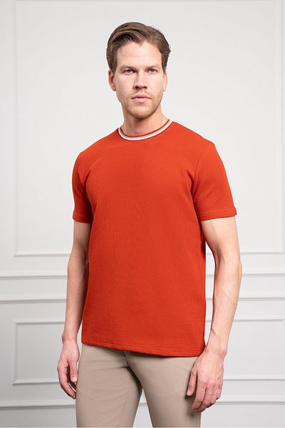 Morven Ανδρικό T-Shirt Tile Trend Crew Neck Dynamic Fit