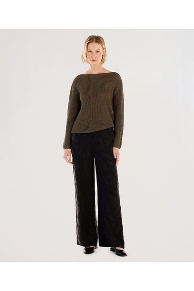Yargıcı Boat Neck Sweater