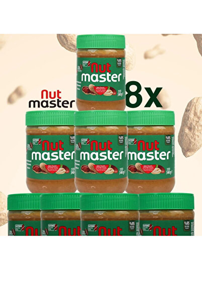 Nut Master Yer fıstığı Ezmesi %95 Şeker İlavesiz 340 Gr X 8 KOLİ