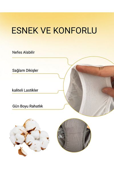 ALYA UNDERWEAR Chiloți roșii pentru femei, lenjerie de corp din bumbac imprimat - pachet de 5