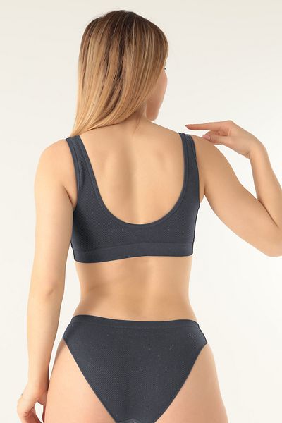 Doremi Thick Strap Seamless Crop Bustier