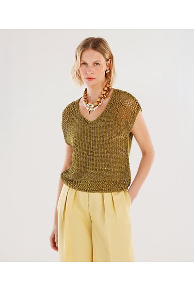 Yargıcı V-Neck Sleeveless Sweater