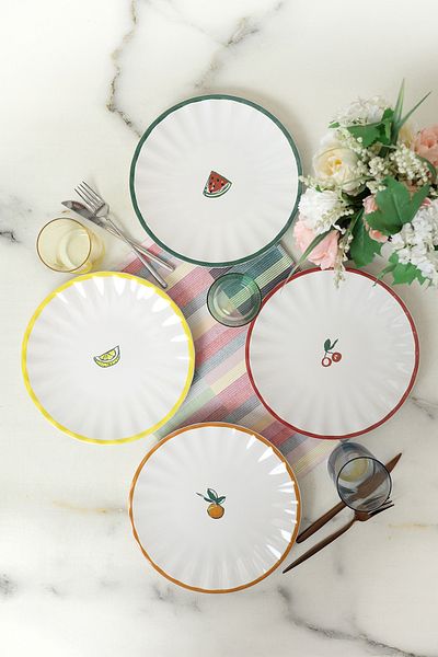 Keramika Fruit Feast Sirius Serving Plate 27 cm 4 Pieces 23108-11