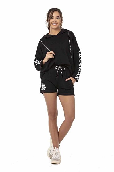 Cipo&Baxx Wlk176 Hoodie Shorts Set