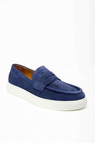 Morven Ανδρικά παπούτσια σουέτ με σόλα Navy Blue Summer Casual Eva